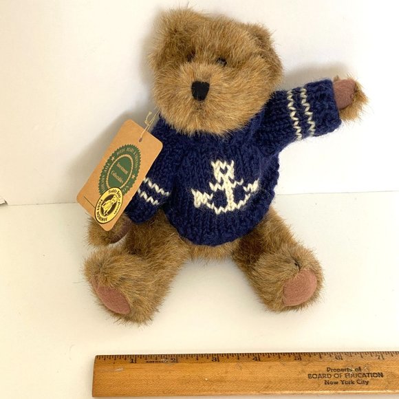 Nautical Archive Collection Boyds Bears Plush Anchor Sweater Vintage With Tags - Picture 13 of 14
